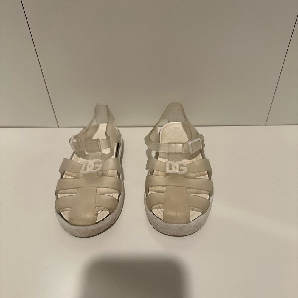Kids Cream Sandals